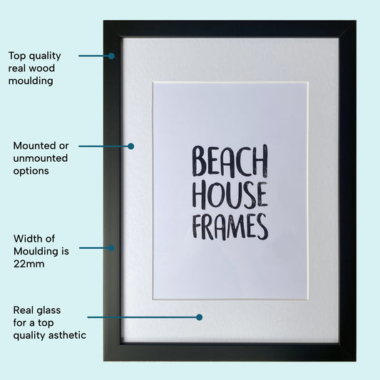 Matt Black Picture Frame image 1