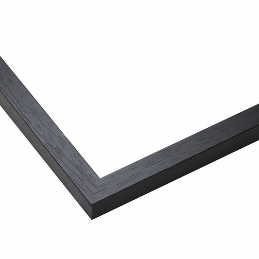 Black Solid Oak Thin Picture Frame A1, A2, A3, A4, A5, 5x7, 6x6, 5x7, 6x8, 8x10 image 1
