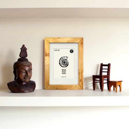 Golden Oak Picture Frame A2, A3, A4, A5, 5x5, 5x7, 6x6, 5x7, 6x8, 8x image 1