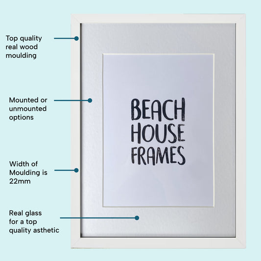 Matt White Picture Frame image 1